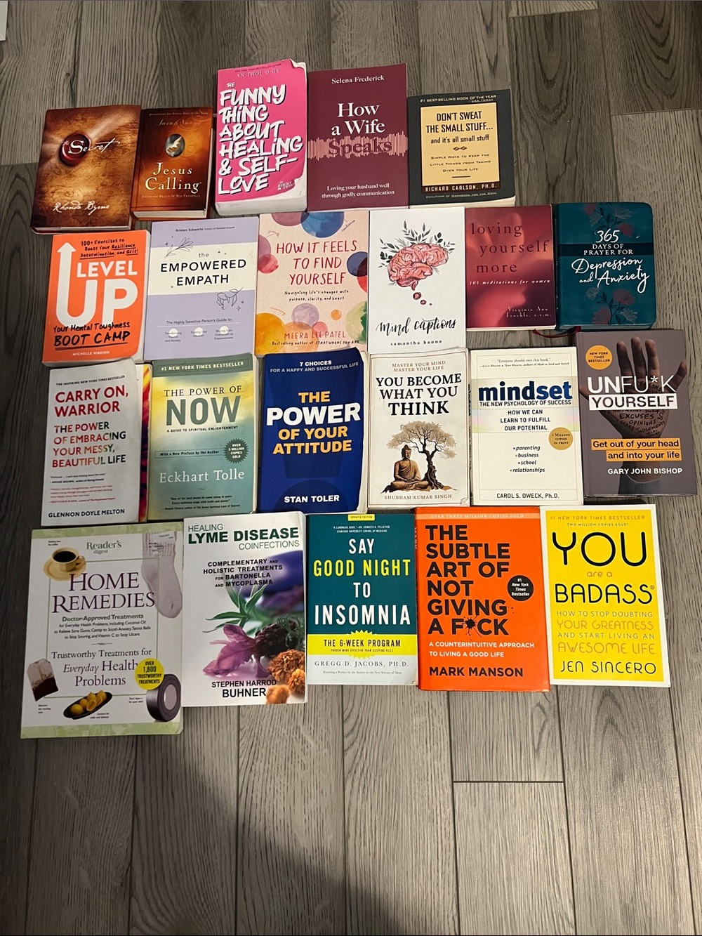 Assorted Self-Help & Wellness Book Bundle